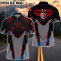 BlueJose Darts Heartbeat Multicolor Options Personalized Name Shirt (4 Colors)