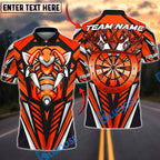 BlueJose Darts Hornet Style Power Lines Personalized Name, Team Name Unisex Shirt (4 Colors)