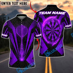 BlueJose Darts Neon Energy Personalized Name, Team Name Unisex Shirt (4 Colors)