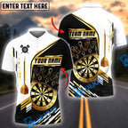 BlueJose Darts Champion Golden Personalized Name, Team Name Shirt (4 Colors)