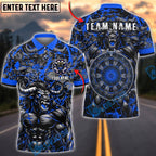 BlueJose Darts Minotaur Thunder Personalized Name, Team Name Unisex Shirt (4 Colors)