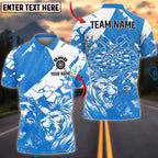 BlueJose Darts Lion Crown Personalized Name, Team Name Unisex Shirt (4 Colors)