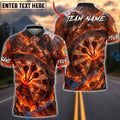 BlueJose Darts Magma Thunder Titan Personalized Name, Team Name Unisex Shirt (4 Colors)