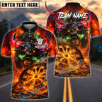 BlueJose Darts Hellfire Demon Bull Dartboard Personalized Name, Team Name Unisex Shirt (4 Colors)