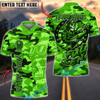 BlueJose Darts Camouflage Skull Pilot Military Design Personalized Name, Team Name Unisex Shirt (4 Colors)
