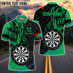 BlueJose Darts Fire Solo Customized Name, Team Name 3D Shirt (4 Colors)