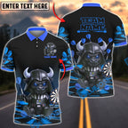 BlueJose Darts Bull Darth Bullseye Personalized Name, Team Name Unisex Shirt (4 Colors)