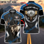 BlueJose Darts Hunter Moose Antlers Personalized Name, Team Name Unisex Shirt (4 Colors)