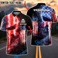 BlueJose Darts USA Dartboard Fire Smoke Punisher Skull Design Personalized Name Shirt