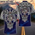 BlueJose Darts Viking Celtic Wolf Personalized Name, Team Name Unisex Shirt (4 Colors)