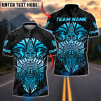 BlueJose Darts Sport Aztec Mask Armor Personalized Name, Team Name Shirt (6 Colors)