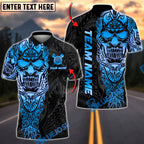 BlueJose Darts Sport Skull Warrior Tribal Personalized Name, Team Name Unisex Shirt (4 Colors)
