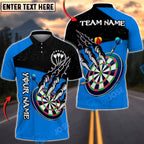BlueJose Darts Dartboard Claw Monster Personalized Name, Team Name Unisex Shirt (4 Colors)