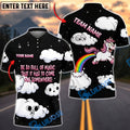 BlueJose Darts Cute Angry Unicorn Rainbow Cloudy Personalized Name Shirt