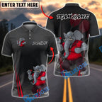 BlueJose Darts Mighty Elephant Customized Name, Team Name 3D Shirt (4 Colors)