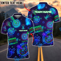 BlueJose Darts Neon Dart Bar Personalized Name, Team Name Shirt (4 Colors)