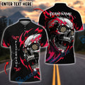 BlueJose Darts Flaming Skull Dartboard Customized Name, Team Name 3D Shirt (4 Colors)