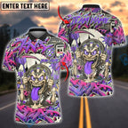 BlueJose Darts Graffiti Crazy Face Customized Name, Team Name 3D Shirt (4 Colors)
