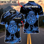 BlueJose Darts Leopard Cartoon Character Design Multicolor Options Personalized Name Shirt (6 Colors)