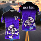BlueJose Darts Skull Flame Personalized Name, Team Name Unisex Shirt (4 Colors)