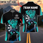 BlueJose Darts Bull Strength Personalized Name, Team Name Unisex Shirt (4 Colors)