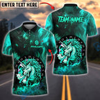 BlueJose Darts Unicorn DartBoard Design Customized Name, Team Name 3D Shirt (4 Colors)
