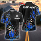BlueJose Darts Firestorm Personalized Name, Team Name Shirt (4 Colors)