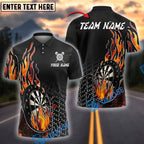 BlueJose Darts Firestorm Personalized Name, Team Name Shirt (4 Colors)