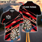 BlueJose Darts Target Gold Flash Personalized Name, Team Name Shirt (4 Colors)