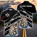 BlueJose Darts Target Gold Flash Personalized Name, Team Name Shirt (4 Colors)
