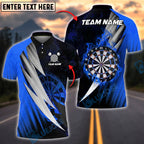BlueJose Darts Polka Dot Customized Name, Team Name 3D Shirt (4 Colors)