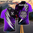 BlueJose Darts Polka Dot Customized Name, Team Name 3D Shirt (4 Colors)