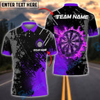 BlueJose Darts Flaming Target Customized Name, Team Name 3D Shirt (4 Colors)