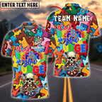 BlueJose Darts Think Before You Judge Puzzle Skull Personalized Name, Team Name Shirt