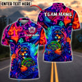 BlueJose Darts Neon Tiger Hoodie Graffiti Customized Name, Team Name 3D Shirt (4 Colors)