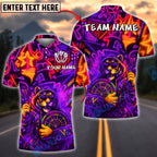 BlueJose Darts Neon Tiger Hoodie Graffiti Customized Name, Team Name 3D Shirt (4 Colors)