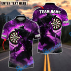 BlueJose Darts Werewolf Chains Sunset Customized Name, Team Name 3D Shirt (4 Colors)
