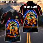 BlueJose Darts Funny Beer Neon Mascot Style Customized Name, Team Name 3D Shirt (4 Colors)