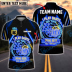 BlueJose Darts No Tips Funny Shirt Neon Pub Style Customized Name, Team Name 3D Shirt (4 Colors)