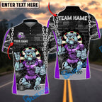 BlueJose Darts Muscular Bulldog Urban Style Personalized Name, Team Name Shirt (4 Colors)