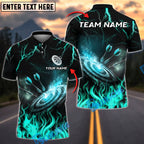 BlueJose Darts Bullseye Fire Strike Personalized Name, Team Name Shirt (4 Colors)