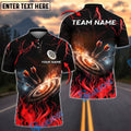 BlueJose Darts Bullseye Fire Strike Personalized Name, Team Name Shirt (4 Colors)