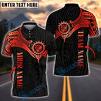 BlueJose Darts Golden Tribal Pattern Customized Name, Team Name 3D Shirt (4 Colors)