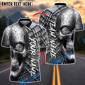 BlueJose Darts Skull Steel Armor Personalized Name Shirt