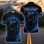 BlueJose Darts Hellhound Flaming Customized Name, Team Name 3D Shirt (4 Colors)