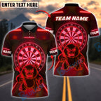 BlueJose Darts Neon Angry Bear Customized Name, Team Name 3D Shirt (4 Colors)