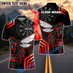 BlueJose Darts Angry Hornet Yellow Black Customized Name, Team Name 3D Shirt (4 Colors)