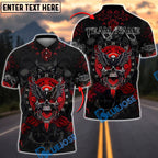 BlueJose Darts Raven Winged Skull Roses Customized Name, Team Name 3D Shirt (4 Colors)