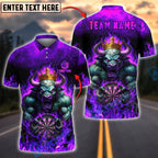 BlueJose Darts Inferno Bull King Customized Name, Team Name 3D Shirt (4 Colors)