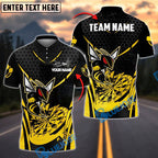 BlueJose Darts Yellow Hornet Graphic Personalized Name, Team Name Shirt (4 Colors)